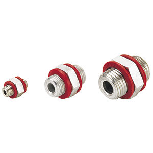 threaded nipple / steel / hexagonal