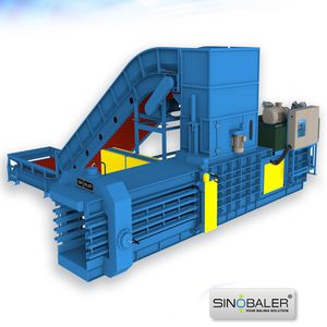 horizontal baling press