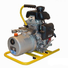 hydraulic power unit with combustion engine