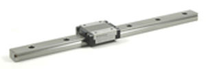 linear guide with recirculating ball carriage