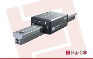 Guide rail - RPFO18-3 - HA-CO GmbH - steel / roller / ball