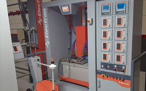 cyclone powder coating booth