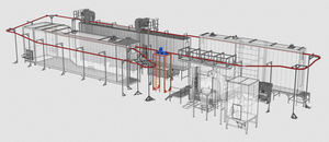 powder coating conveyor system