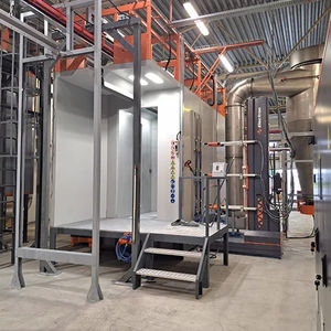 manual powder coating booth