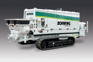crawler truck-mounted concrete pump