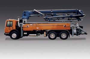 construction truck-mounted concrete pump