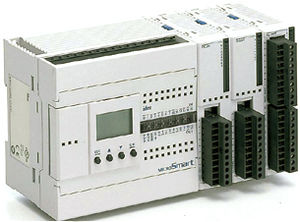 DIN rail programmable logic controller