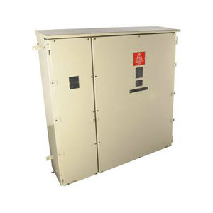 electric cabinet with post