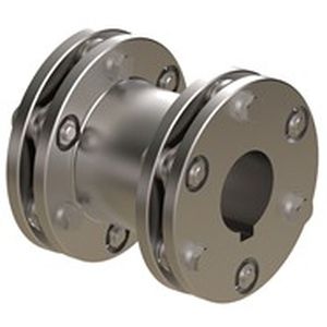 torsionally rigid coupling / disc / zero-backlash / flange