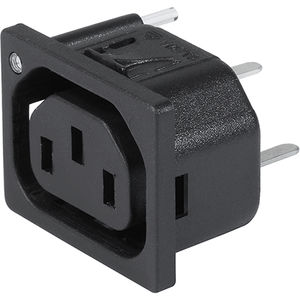 panel-mounted electrical plug