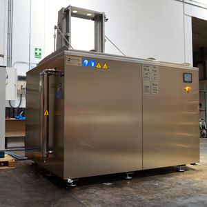 ultrasonic washing machine / automatic / for heavy-duty applications / top-loading