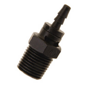 screw-in fitting / barbed / straight / pneumatic