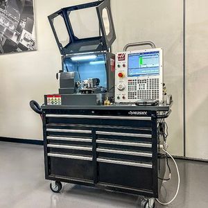 Lathe bar feeder - Haas V2 - Haas Automation - automatic