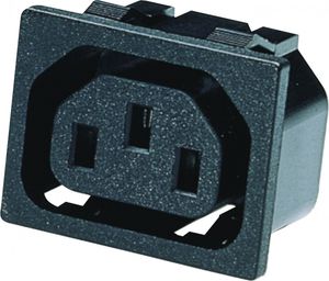 electrical power supply connector / hexagonal / female