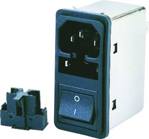 power entry module with switch