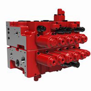 hydraulically-operated valve / control / for oil / multi-way