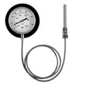 gas expansion with capillary thermometer