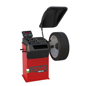 horizontal balancing machine / dynamic / for wheels / automobile