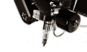 abrasive water-jet cutting head / 2-axis / taper reduction