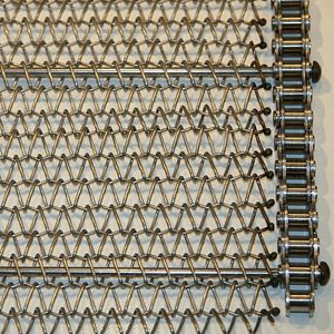 wire mesh conveyor belt / steel / stainless steel / for the steel industry