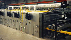 plastic film stretching line