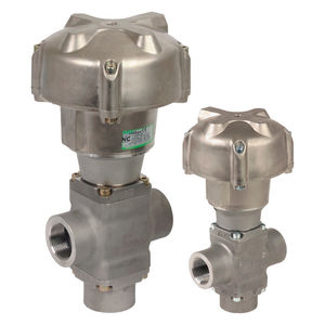 piston valve / pneumatically-operated / for water / for air