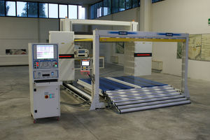 toothed blade cutting machine