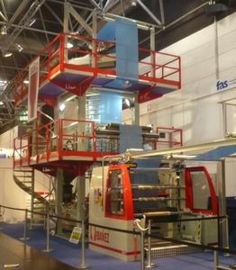 blown film extrusion line