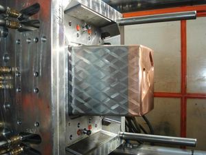 large series plastic injection mold / bi-material / technical parts / containers