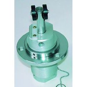 pneumatic cylinder / single-acting / threaded body / stopper