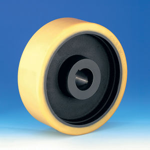 wheel with solid tire