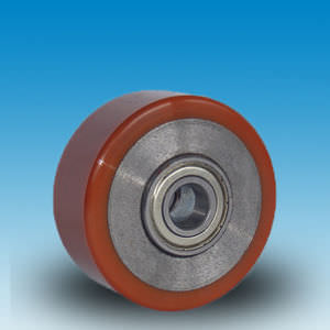 wheel with solid tire