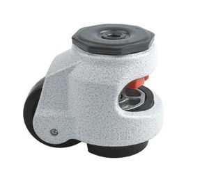 swivel caster / rod / nylon / aluminum