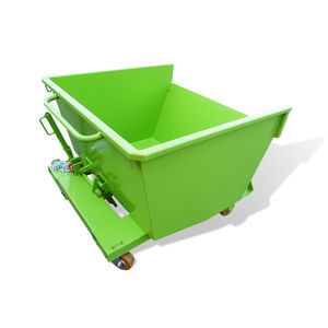 wheeled self-dumping hopper