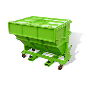 industrial vacuum cleaner self-dumping hopper