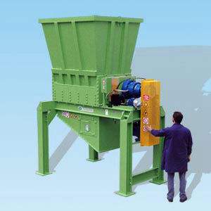 plastic recycling bale opener