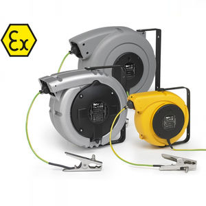 grounding reel / self-retracting / swiveling