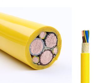 power cable / armored / PUR-sheathed / for cable reels