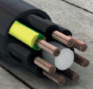 power cable / insulated / PVC-sheathed