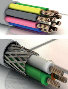 power cable / insulated / round / LIYCY type