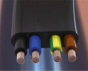 power cable / flat / halogen-free