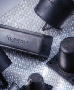 black rubber stop / conical