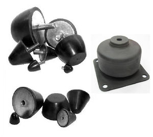 shock absorbing anti-vibration mount