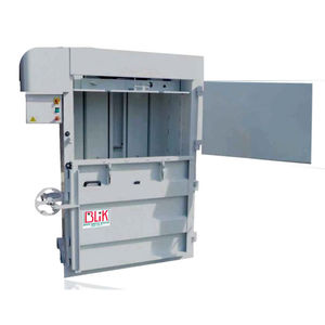 vertical baling press
