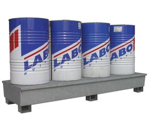 4-drum containment bund