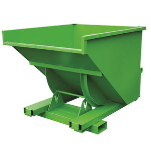 waste self-dumping hopper