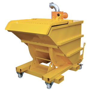 industrial vacuum cleaner self-dumping hopper