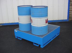 2-drum containment bund