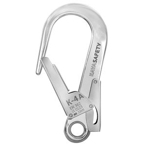 double-action safety carabiner / steel / large opening