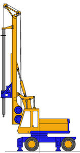 piling drilling rig